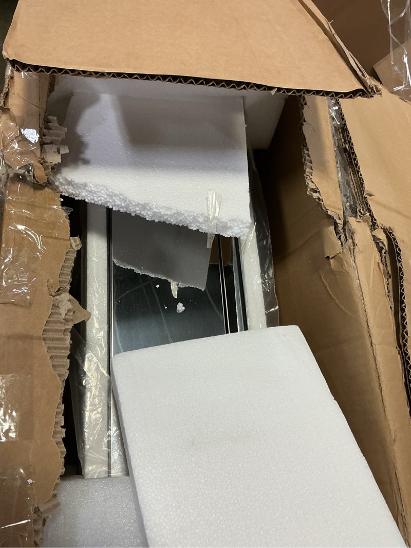Condition photo showing Good Condition for Movo Medicine Cabinet Mirror,18 inch x 24 inch Frameless Mirror Medicine Cabinets for Bathroom,Surface Mount Bathroom Medicine Cabinet with Mirror 5.1"D x 18"W x 24"H Silver( 18in X 24in)