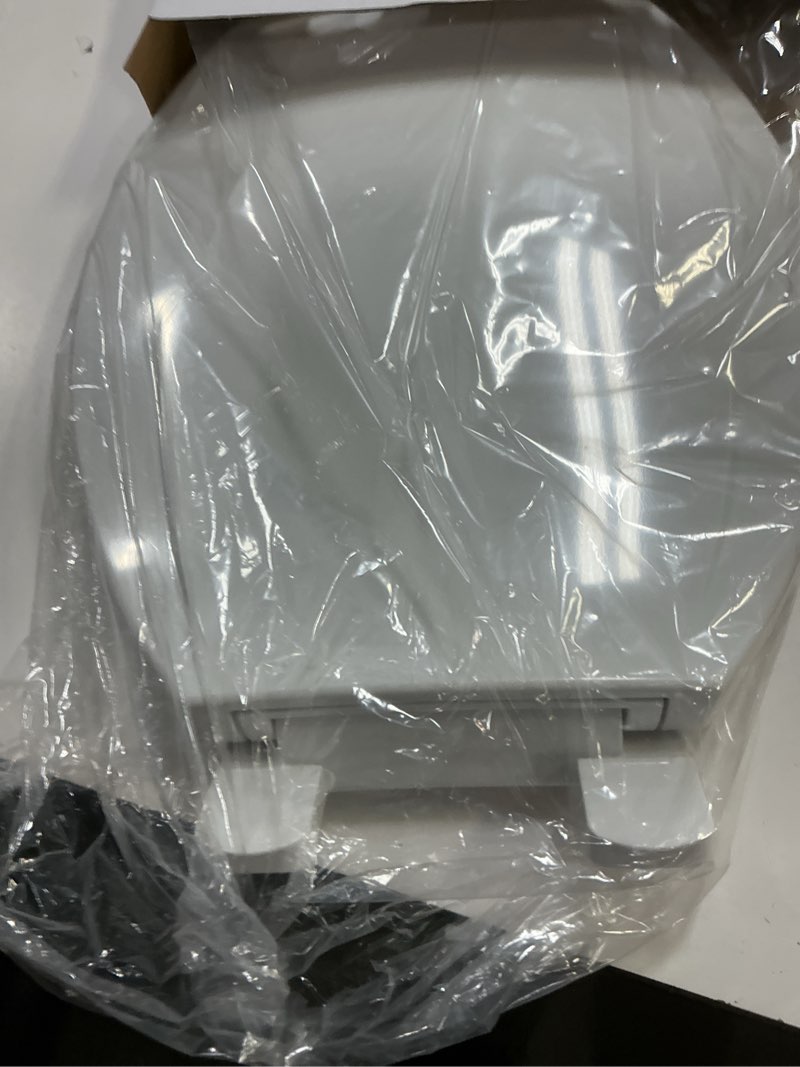 Condition photo showing As Is for AMERICAN STANDARD MIGHTY TUFF SLOW CLOSE ELONGATED TOILET SEAT