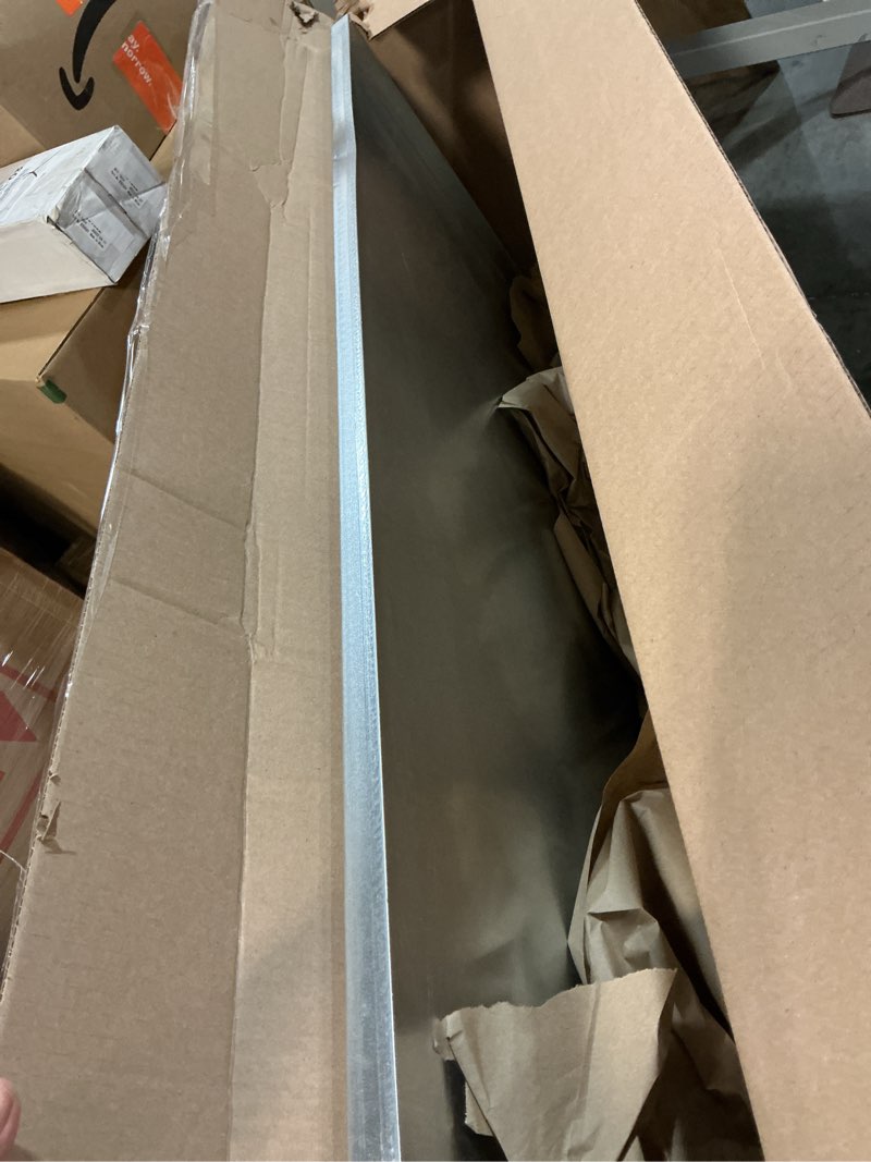 Condition photo showing Good Condition for 47" x 29.13" Metal Replacement Dog Crate Pan Chew Proof Crack Proof Pet Kennel Tray Central Dog Training Crate Pan Pet Supplies, Galvanized, 1" H