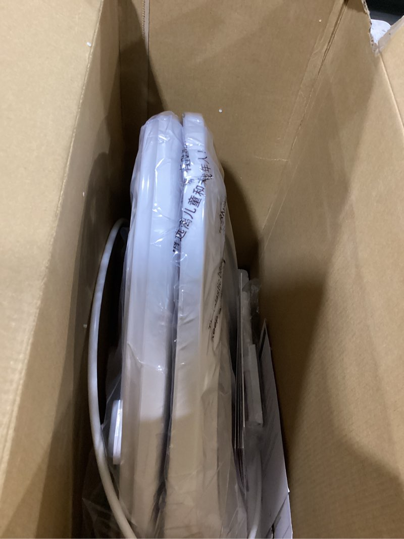 Condition photo showing Good Condition for zmjh bidet toilet seat, electric smart heated seat with slow closes, vortex wash, warm dryer, rear and front wash, warm water, remote control, and night light, white, a102s-w (elongated)