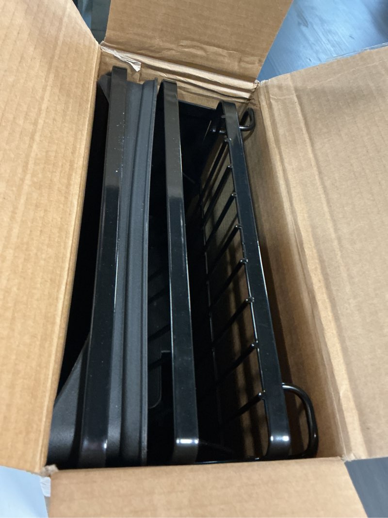 Condition photo showing Good Condition for simple trending dish drying rack, dish drainer for kitchen counter, dish rack with tray for large capacity, black