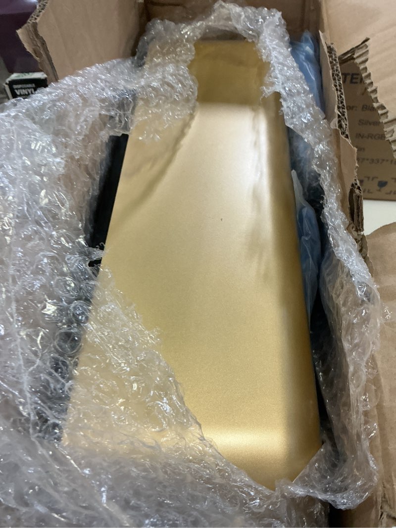 Condition photo showing Good Condition for automatic shoe cover dispenser with 300pcs disposable plastic shoe covers,simple and convenient operation for home office real estate,fits up to size 14(golden)