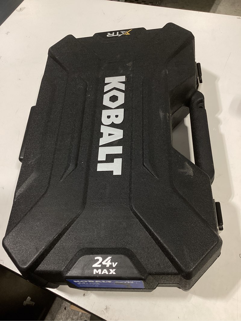 Condition photo showing Good Condition for kobalt xtr 24-volt 3-tool brushless power tool combo kit (missing parts)