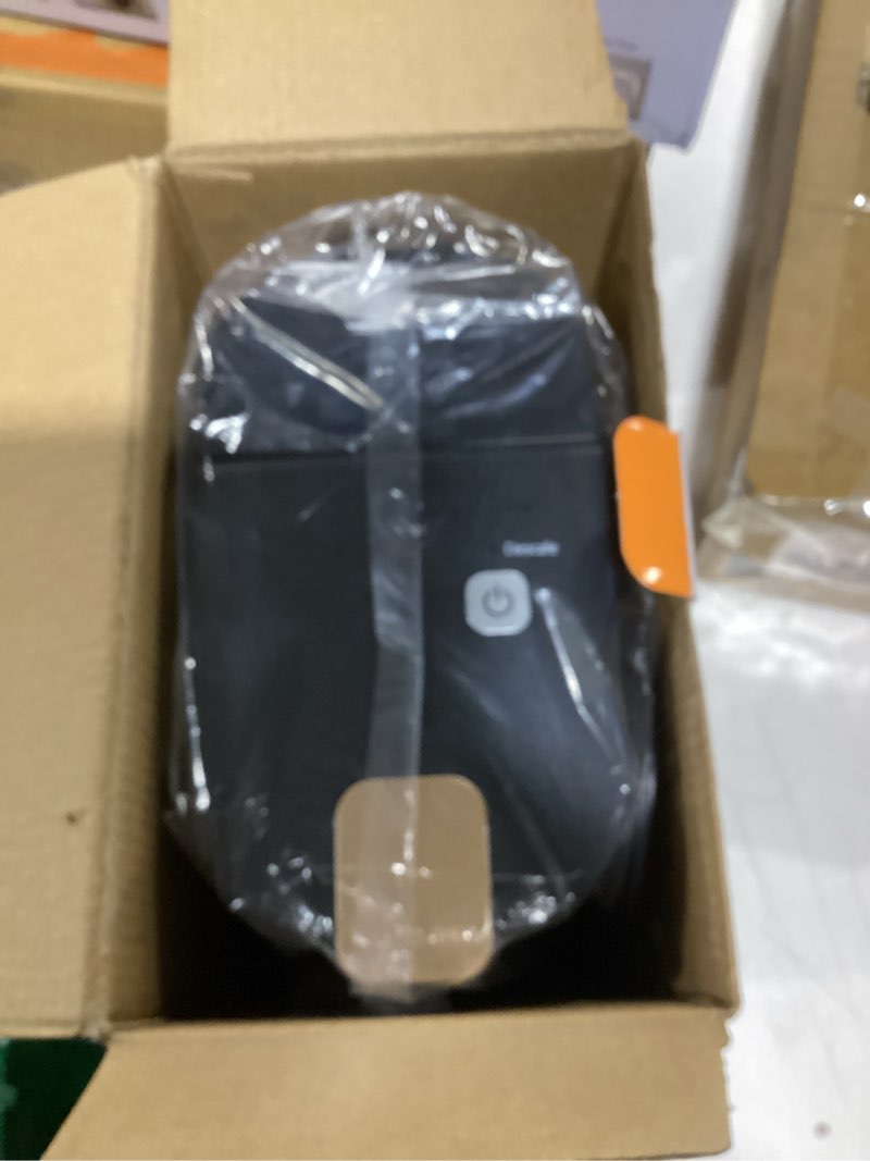 Condition photo showing New/Like New for single serve one cup coffee maker, for k cups and grounds, mini coffee maker with portable handle, 6 to 12 oz brew size, for travel, camping, office, rv and dorm, 120v, black and gold