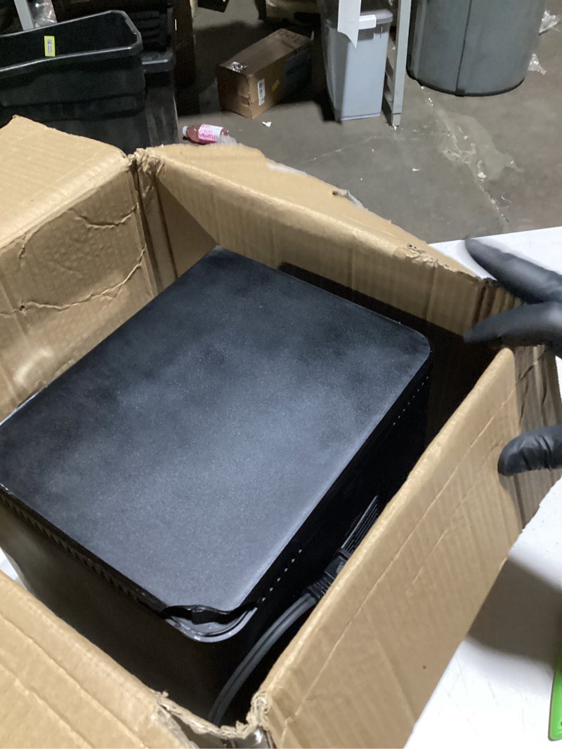 Condition photo showing As Is for As is Beelicious 5.8QT Large Air Fryer, 12-in-1 Digital Airfryer with Clear Window, 40+ Recipes, Flavor-Lock Tech, Shake Reminder, Compact, Quiet, Dishwasher Safe, Nonstick (Black) Dark Black