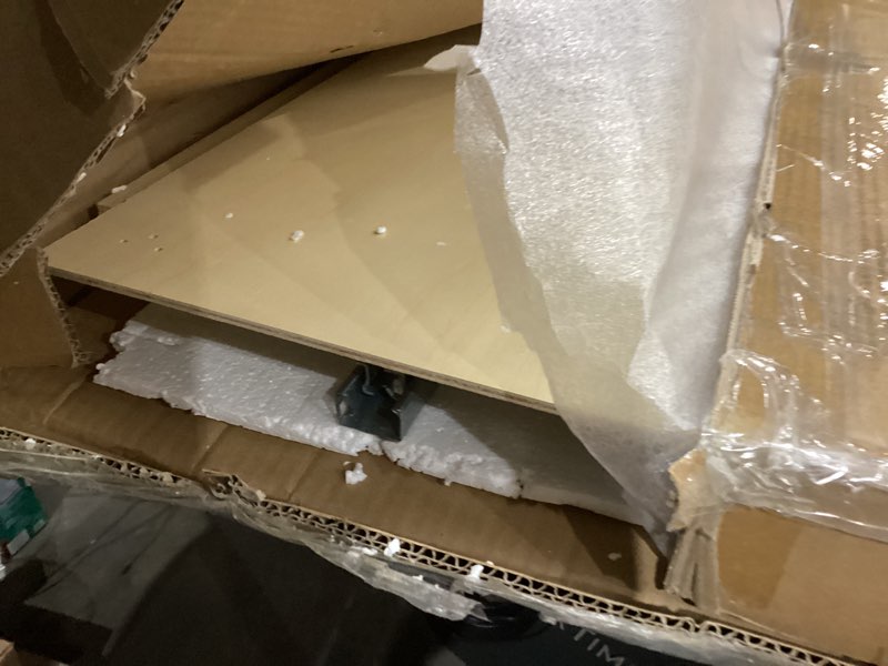 Condition photo showing As Is for WelFurGeer Soft Close Pull Out Cabinet Organizer, 32" W x 22" D Pull Out Drawer for Cabinet, Bottom Mount Pull Out Drawers for Kitchen Cabinets, Durable Pullout Drawers for Home & Kitchen Organization 32''W x22''D Natural Wood 3'' H