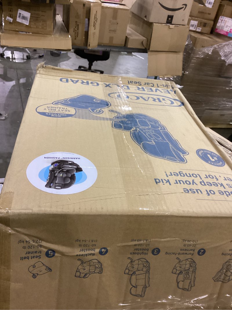 Graco 4Ever DLX Grad 5-in-1 Car Seat, Harrison Infant, Toddler, Booster, Convertible Car Seat, Featu