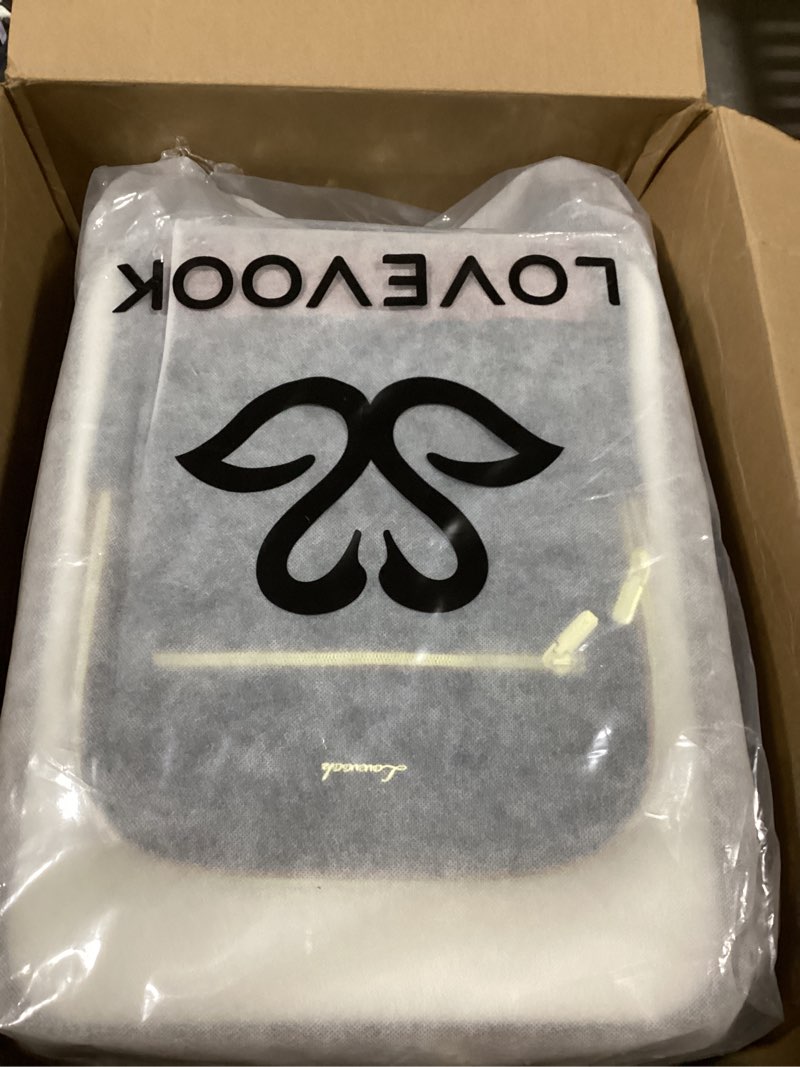 Condition photo showing New/Like New for LOVEVOOK Carry On Luggage 22x14x9 Airline Approved,20 Inch Carry-on Suitcase for Women,Softside Suitcases with Wheels,Rolling Checked Luggage with TSA Lock,Lightweight Travel 20 inch Black/White/Brown