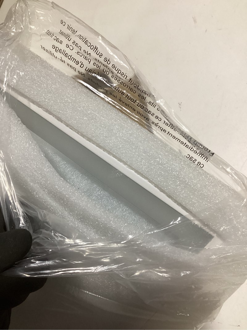 Condition photo showing item condition for Beelux Vanity Mirror with Lights, 11" Makeup Mirror with Dimmable Light, Smart Control, Memory, Adjustable 3 Modes Lighted LED Mirror for Christmas Birthday Thanksgiving Mother's Day White 11"L x 9.9"W