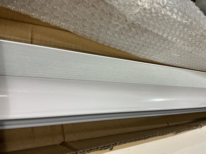 Condition photo showing Good Condition for seeye no drill cordless cellular shades, blackout honeycomb blinds for indoor window,thermal insulated noise reduction, easy install for bedroom, living room, office, white (62" w x 64" h) white-blackout 62"w x 64"h