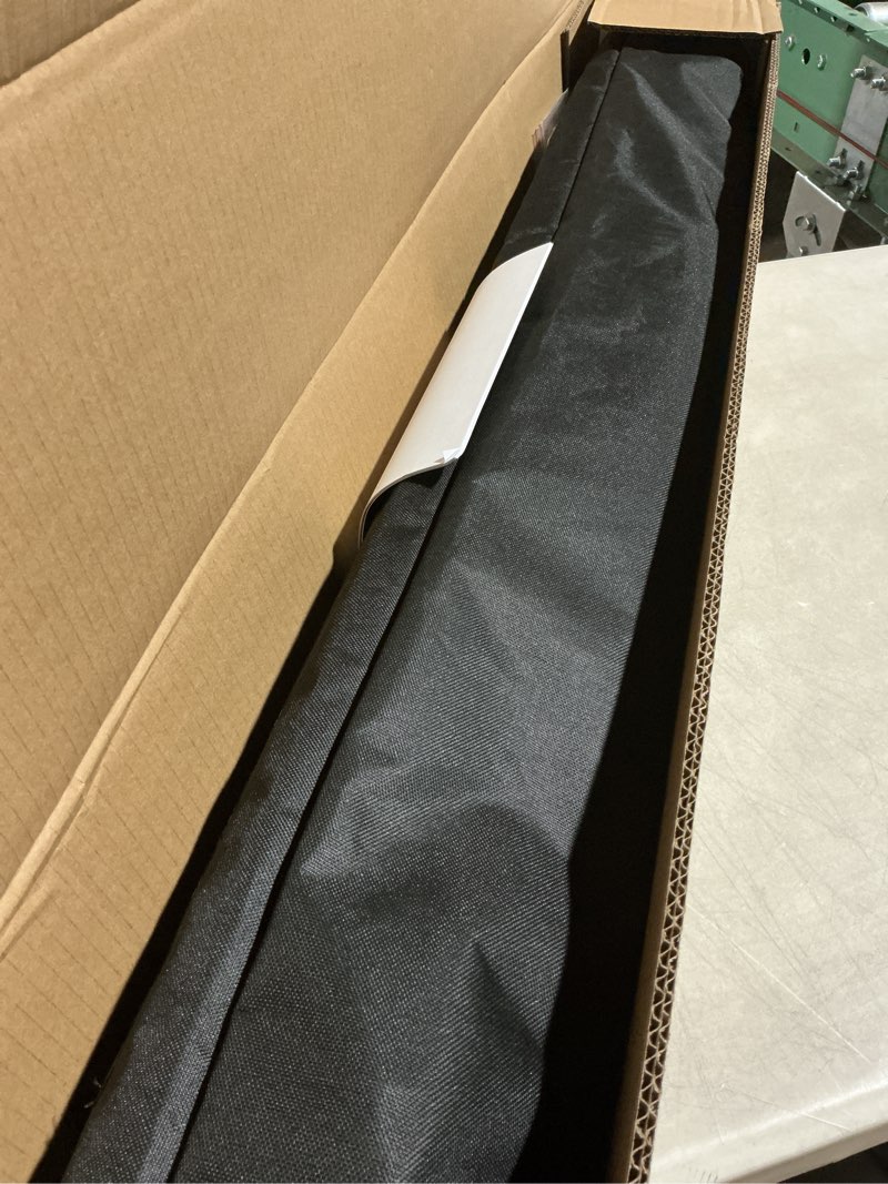 Condition photo showing As Is for Portable Projector Screen with Stand, Outdoor Movie Screen, 80 Inch 16:9, Light-Weight, Mobile and Compact, Easy Setup and Carrying, Projection Screen with 1.2 Gain Glass Fiber, Idea for Home Cinema.
