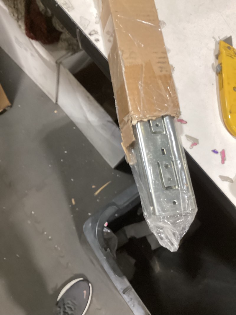 Condition photo showing Good Condition for Heavy Duty Drawer Slides Full Extension Side Mount 14 16 18 20 22 24 26 28 30 32 34 36 40 Inch 100 Lbs Metal Dresser Cabine Rails Tracks Glides Runner 1 Pair (Without Lock, 40 Inch) 40 Inch Without Lock