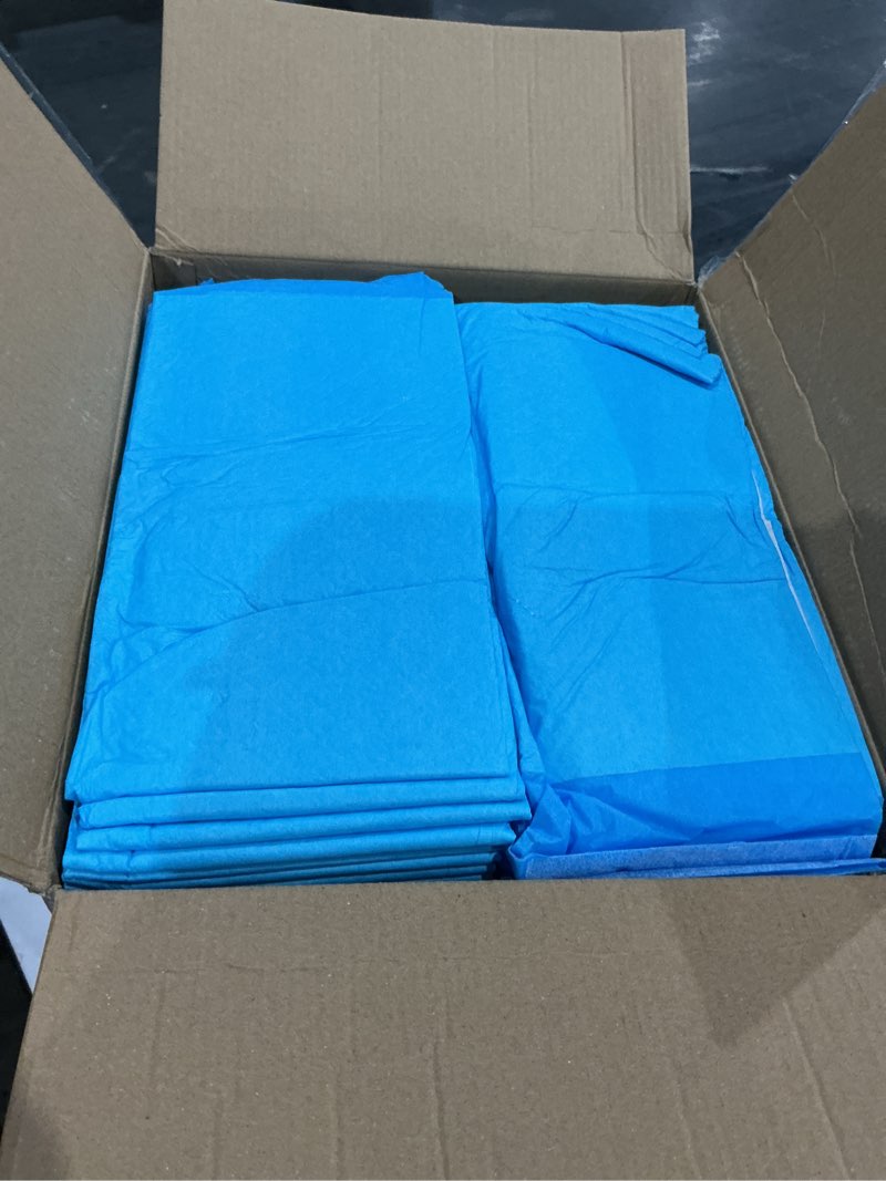 Condition photo showing New/Like New for american kennel club ultra absorbent odor control scented training pads for dogs leak-proof quick dry gel – 22 x 22 puppy pads - fresh scented - pack of 150 fresh scented 22 x 22 - 150 count