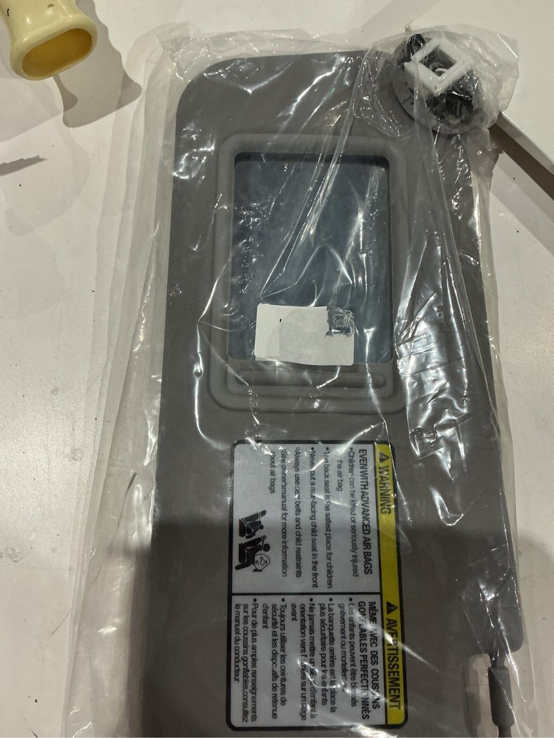 Condition photo showing Good Condition for left driver side sun visor fit for toyota rav4 2006-2013 with w/vanity light relace# 74320-42501-b2 74320-42500-b0 74320-42500-b3 74320-42501-b3