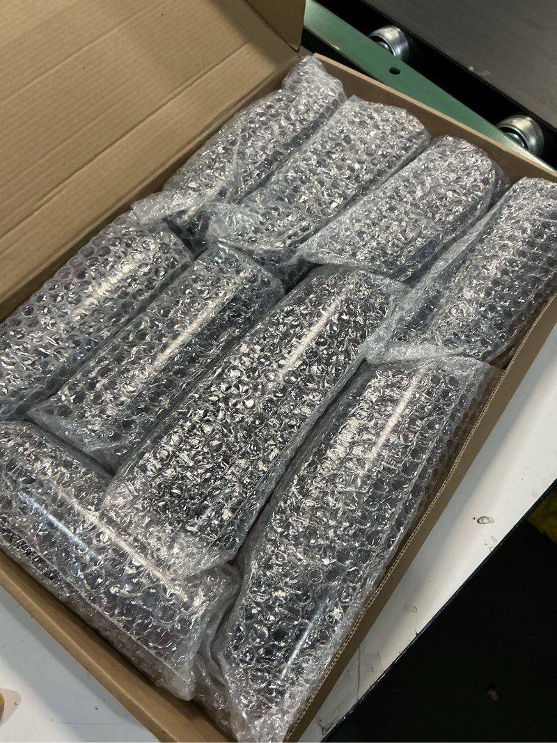 Condition photo showing New/Like New for flickering flameless candles battery operated with remote and 2/4/6/8 h timer plexiglass led pillar candles pack of 9 (d2.3 xh5.5 6.5" 7.5") with realistic 3d wick candles for home decor(grey) grey-2