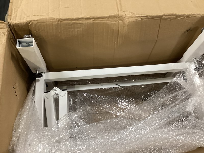 Condition photo showing Good Condition for morningro rv adjustable table leg folding dinette table stand bed base for rv height adjustable bracket for caravan motorhome yachts and various outdoor activities (white)