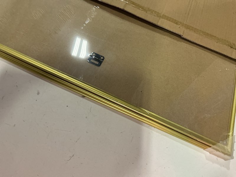Condition photo showing Good Condition for upsimples 24x36 poster frame gold 3 pack, scratch-proof picture frames 24 x 36 for photo gallery - slide-in strips, horizontal or vertical wall mounting gold 24x36