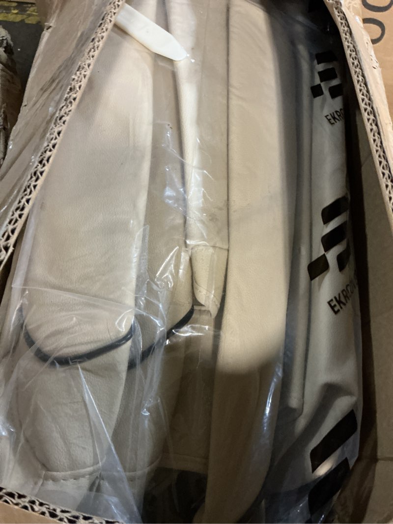 Condition photo showing Good Condition for ekr grand highlander seat covers full set,automotive seat covers for toyota grand highlander 2024 2025 2026,(2nd row captain chairs)-faux leather(beige) 2024-2026 grand highlander 7 seats beige