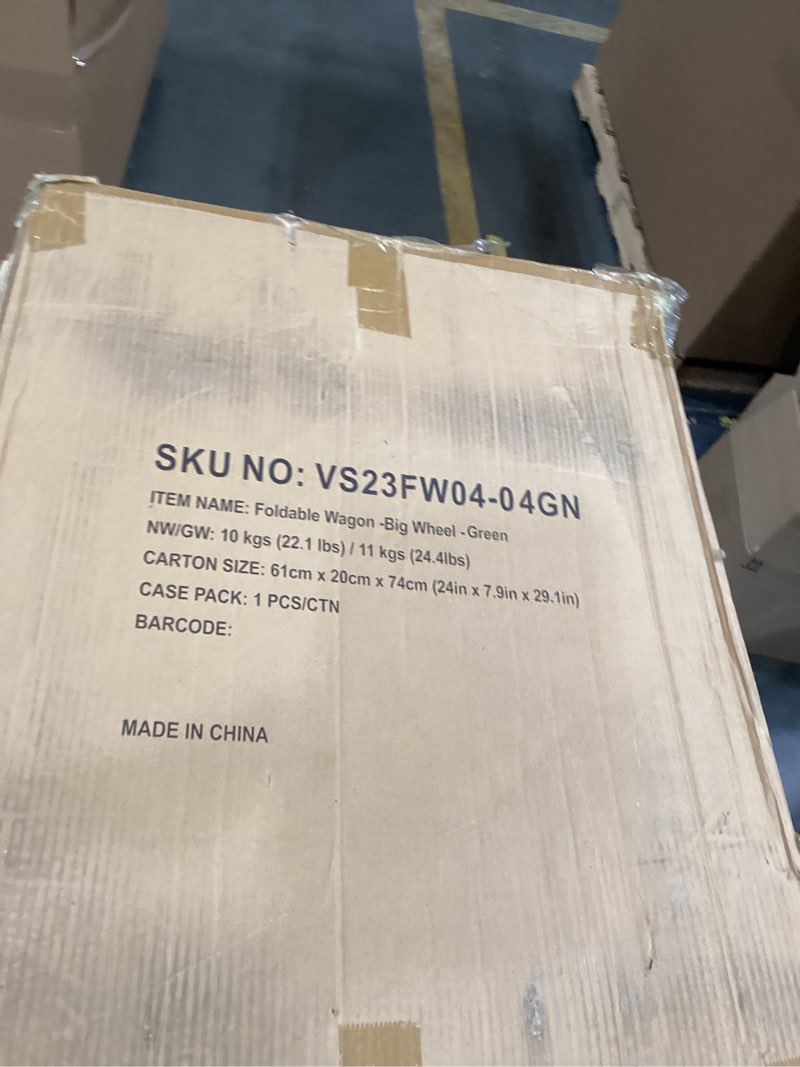 Condition photo showing New/Like New for foldable wagon