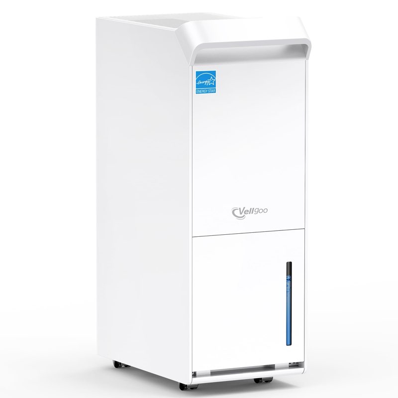 2500 sq.ft dehumidifier, 34 pint smart humidity control, drain hose | energy star most efficient 2025, 3 drainage options, auto defrost, auto restart, high efficiency compressor