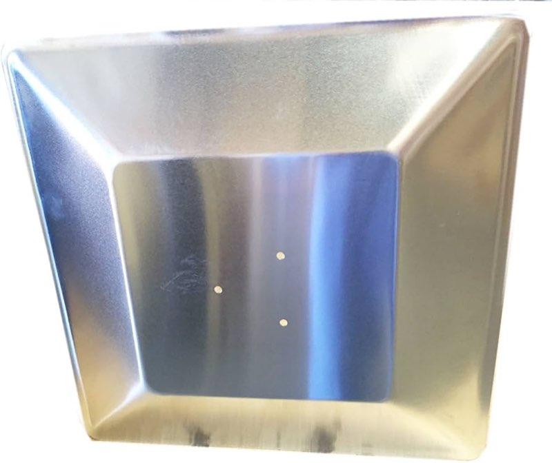 HILAND SGT-Shield Glass Tube Heat Shield, Pre Drilled Holes, Square