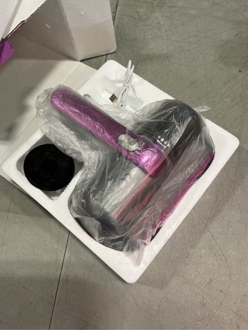 Condition photo showing New/Like New for pato mattress vacuum cleaner, wireless handheld bed vacuum cleaner with uv-c light, hepa filter and ultrasonic vibration, 12kpa, suitable for beds, sofas, car seats, carpets (purple)