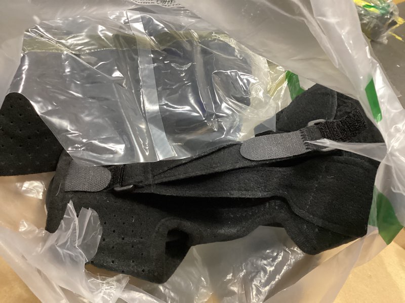 Condition photo showing Good Condition for plantar fasciitis night splint 3 adjustable planter facetious relief support relief foot drop achilles tendonitis(black-2pc)