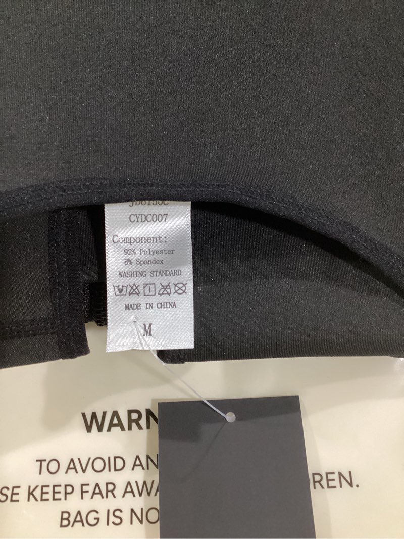 Condition photo showing New/Like New for junlan sauna suit for women waist trainer vest for women sweat tank top shaper for women with zipper black medium