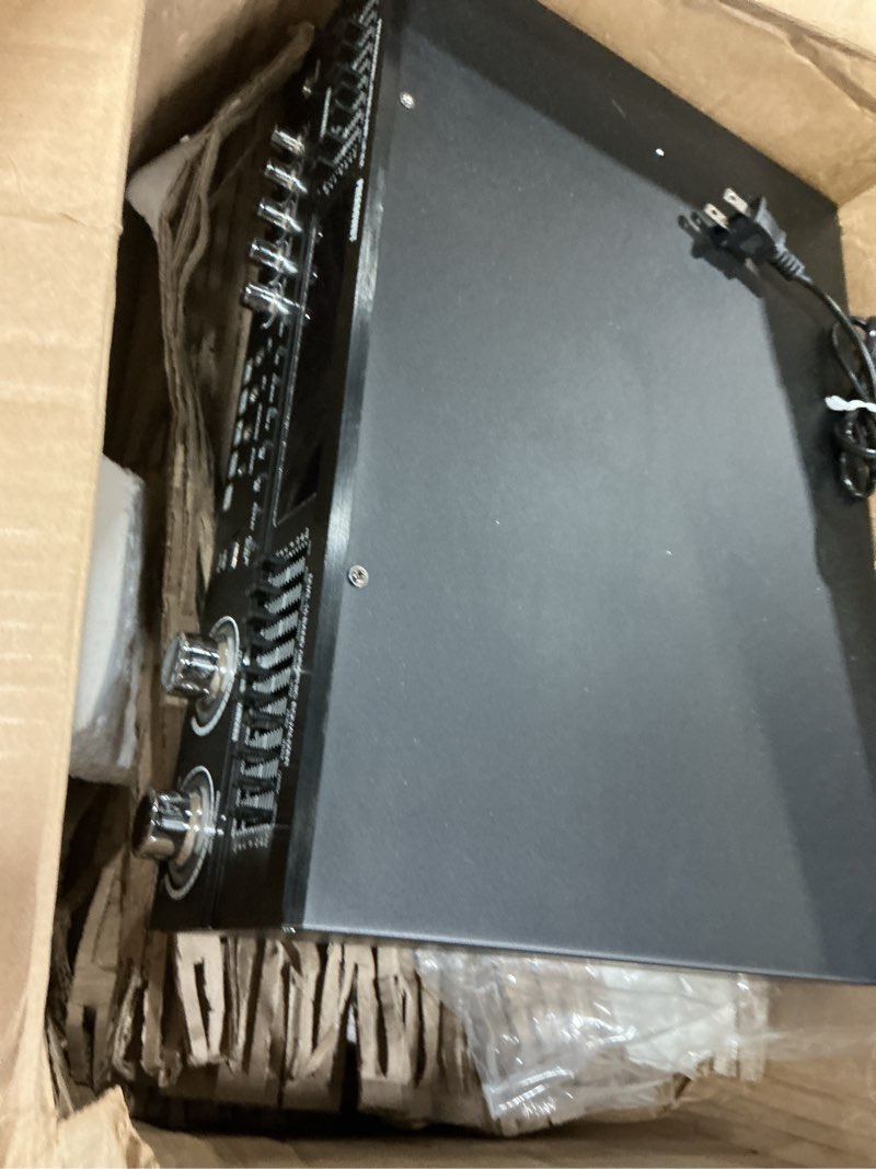 Condition photo showing Good Condition for pyle 6-channel bluetooth hybrid home amplifier - 1600w home audio rack mount stereo power amplifier receiver w/ radio, usb/aux/rca/mic, hd/opt/coax, ac-3, dvd inputs, dual 10 band eq - prea90wbt 1600 watt amplifier