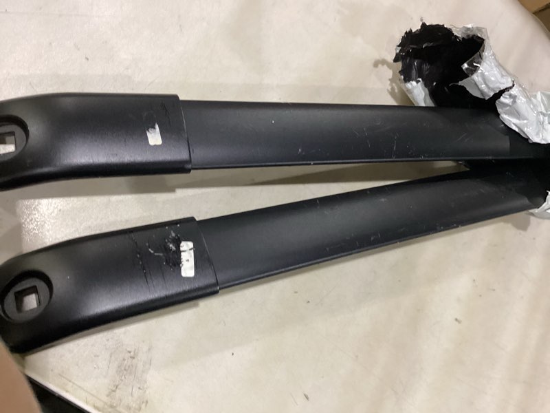 Condition photo showing Good Condition for erkul set of roof side rails rack + cross bars for ford escape 2013-2019 | complete roof rack system | rooftop luggage carrier | designed for bare roofs | black naked roof set: side rails & crossbars black