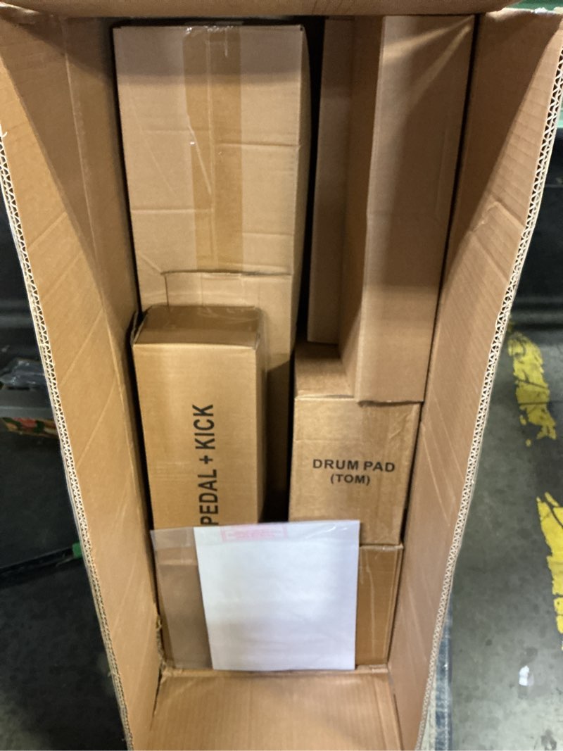 Condition photo showing Good Condition for MOSEN Electric Drum Set with 4 Quiet Mesh Drum Pads, Cymbals, Sticks, Headphones, USB MIDI, Kick Pedal, 195+ Sounds and 25 Drum Kits for Beginner MED-X3