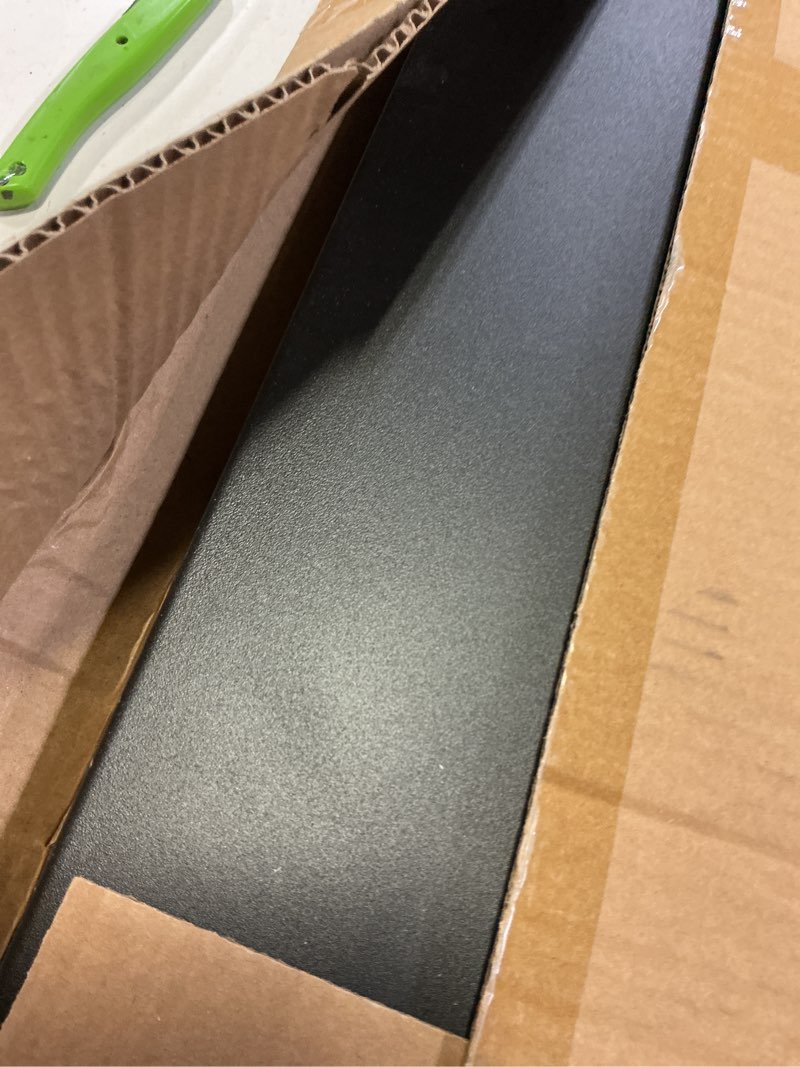 Condition photo showing Good Condition for 31.5" x 8" x 6.7" range hood chimney extension fit for sndoas gd17 gd24, stainless steel range hood extension duct cover(black)