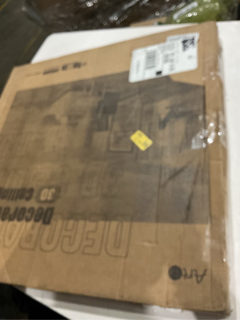 Condition photo showing Good Condition for art3d 12-pack 24"x24" pvc lightweight drop ceiling tile, 2x2 ft water-resistant ceiling panels to prevent breakage, white square white 24 x 24 inch