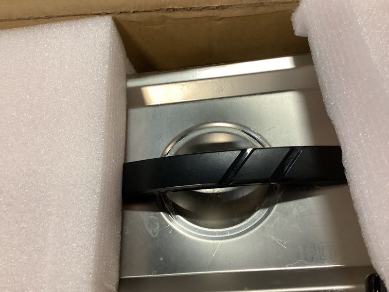 Condition photo showing As Is for CREWORKS 3L Ultrasonic Cleaner, 0.8 gal Digital Sonic Cavitation Machine, 120W Stainless Steel Professional Jewelry Cleaner for Cleaning Tool Watch Glasses Retainer Denture Parts with Heater & Timer