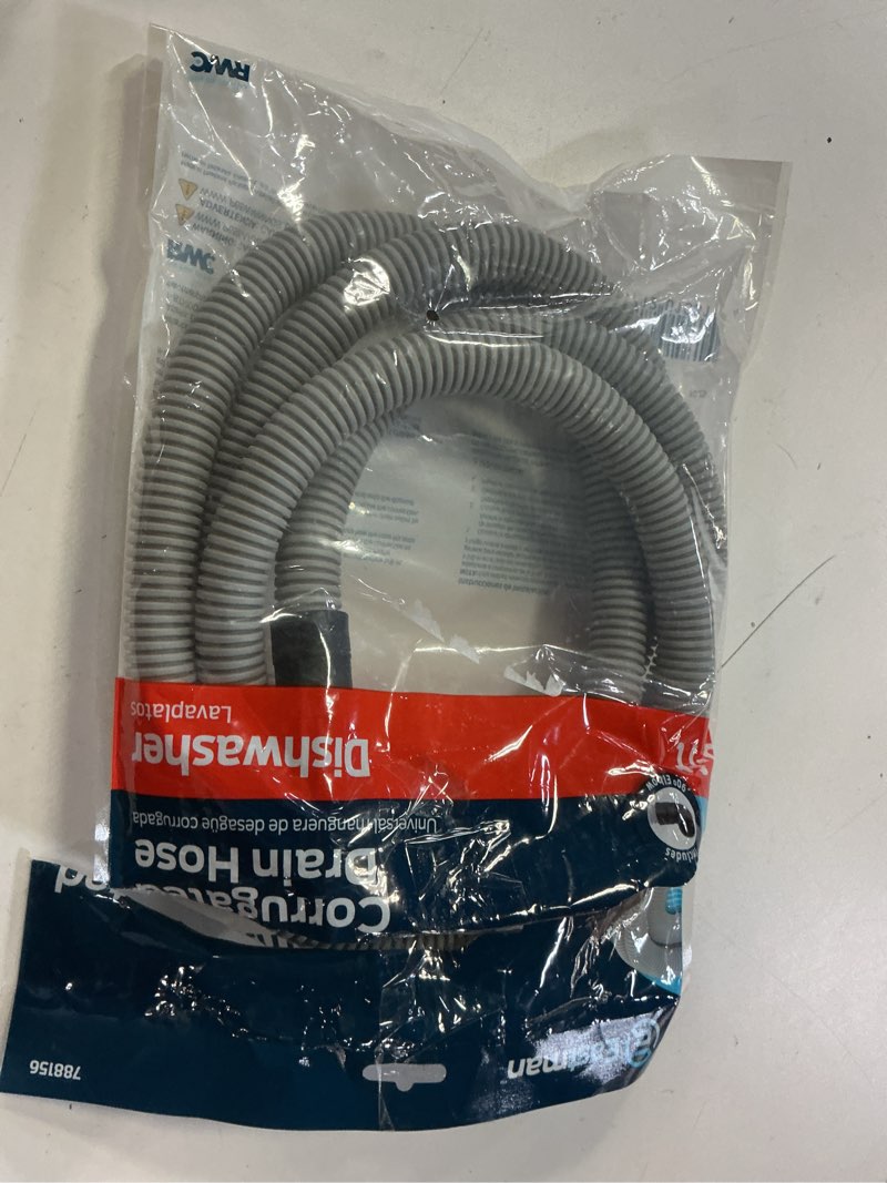 Condition photo showing Good Condition for eastman 8-ft 5/8-in od inlet x 5/8, 7/8, or 1-in od outlet polypropylene dishwasher drain hose
