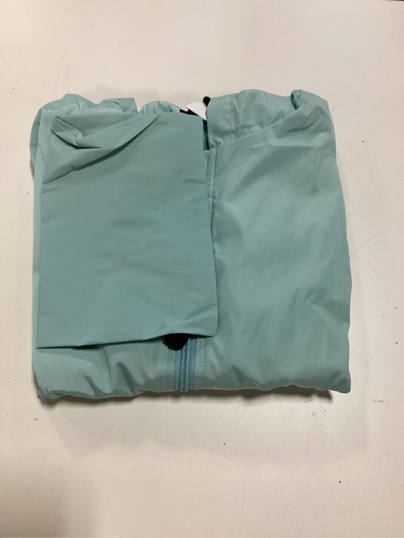 Condition photo showing Good Condition for rosvigor hooded lightweight windbreaker green medium womens