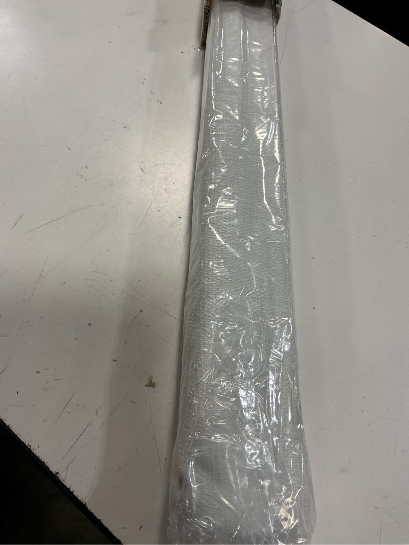 Condition photo showing Good Condition for no drill cordless roman shades, room darkening, 34×64 in white | cordless fabric shades with polyester material provide room darkening, easy installation without drilling white 34" w × 64" h
