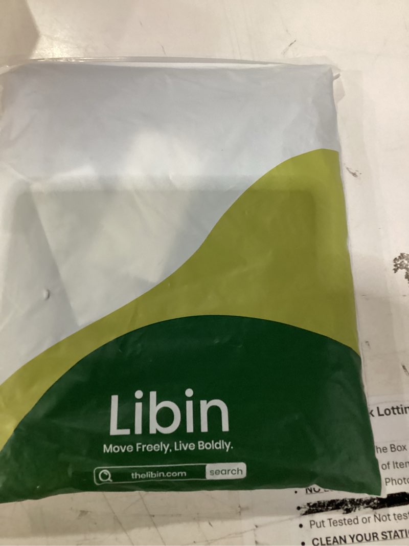 Condition photo showing New/Like New for libin mens golf pants 29" 31" 33" stretch dress pants business casual work | classic fit, flat front, lightweight, 4 pockets, comfy trousers for travel office clothes 30w x 29l black