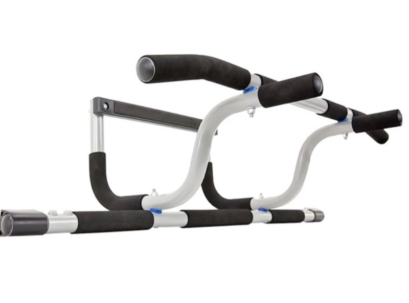 ultimate body press xl doorway pull up bar with elevated bar & adjustable width