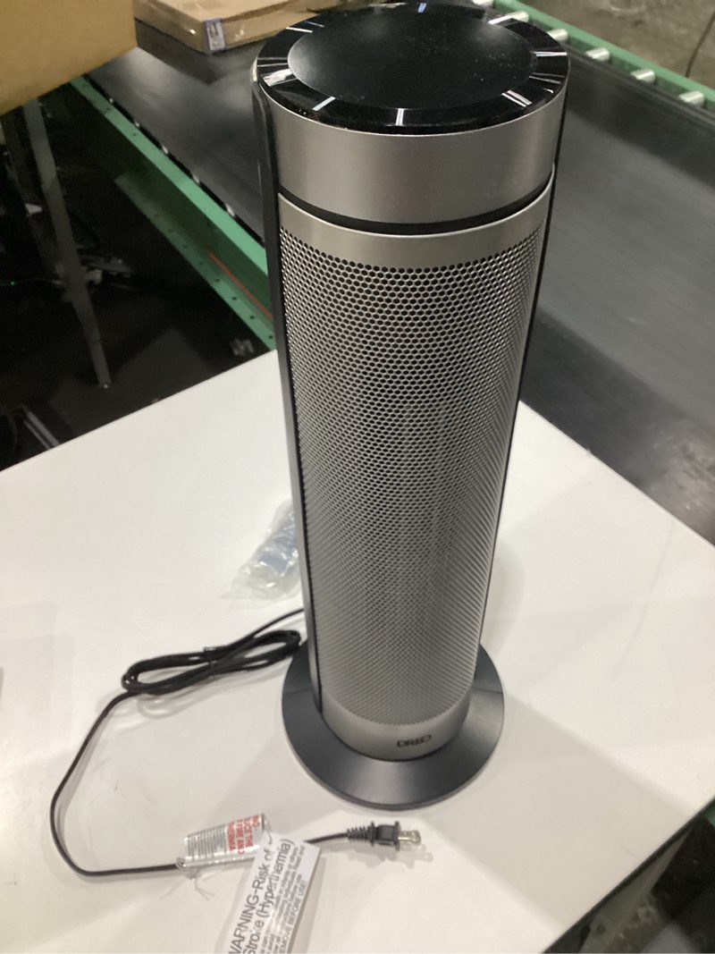 Condition photo showing As Is for Dreo Space Heater for Large Room, 23 Inch Electric Heaters for Indoor Use, 8 Safe Protection Tower, 70° Oscillation, PTC Ceramic with Thermostat and Remote, Quiet, 12H Timer, Bedroom, Office