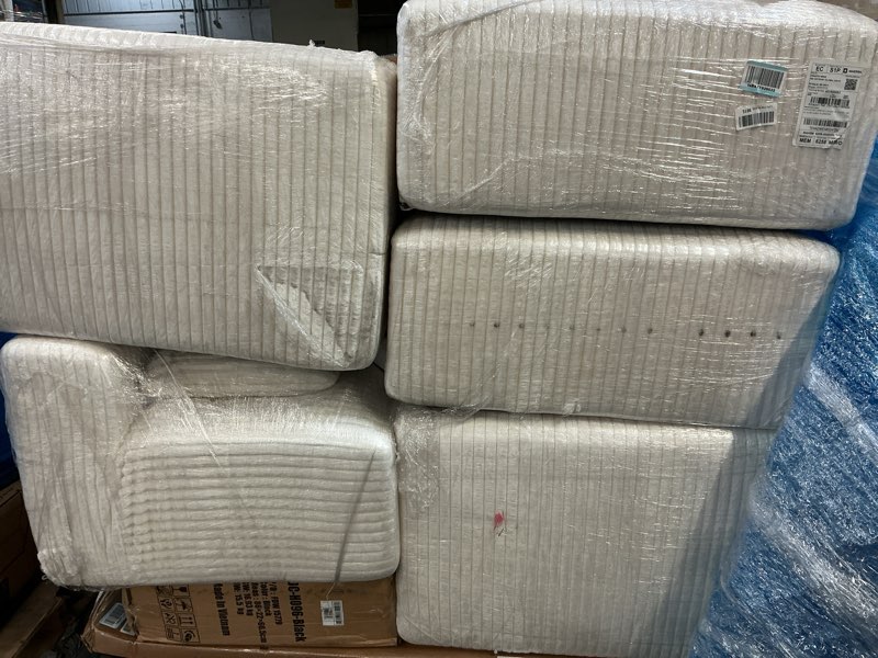 Condition photo showing As Is for (incomplete )novilla 106\" modular sectional sofa, modern cloud sectional couch with smarts coil® support, u-shape