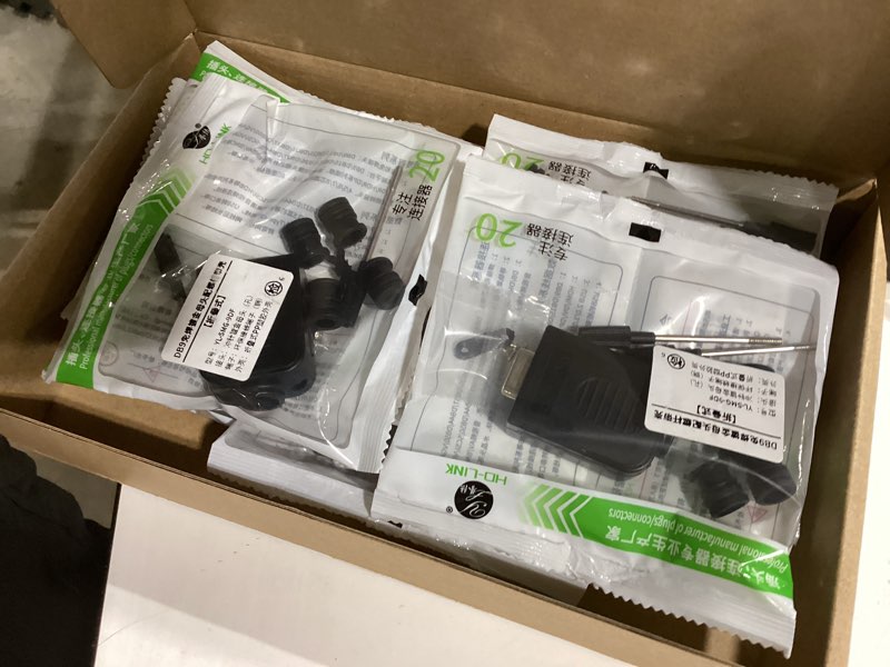 Condition photo showing New/Like New for 10pcs db9 female breakout connector,db9 solderless rs232 d-sub serial to 9-pin port terminal adapter connector breakout board with case long bolts tail pipe 10pcs female adapter