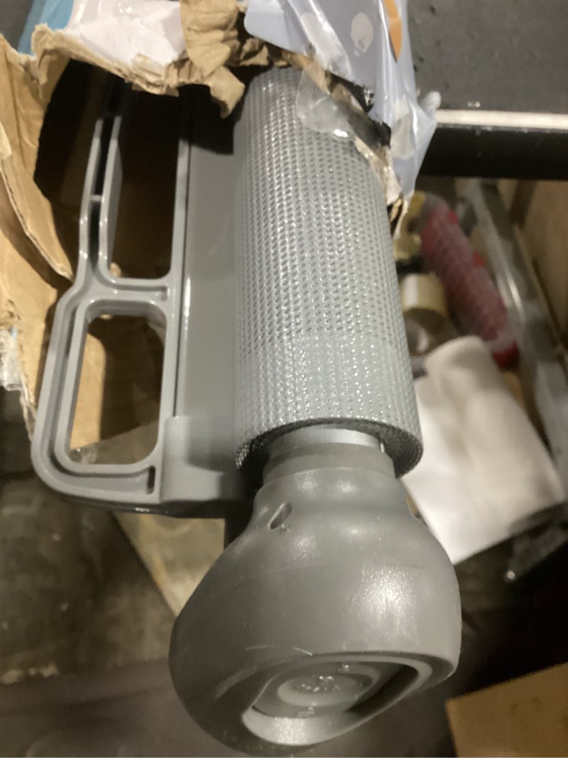 Condition photo showing As Is for babepai retractable baby gates extra wide | 55" wide x 38" tall dog gates for stairs | indoor/outdoor use | child gates for doorways, deck, porch, hallways, patio - gray a-grey 55" wide x 38" tall - drilling