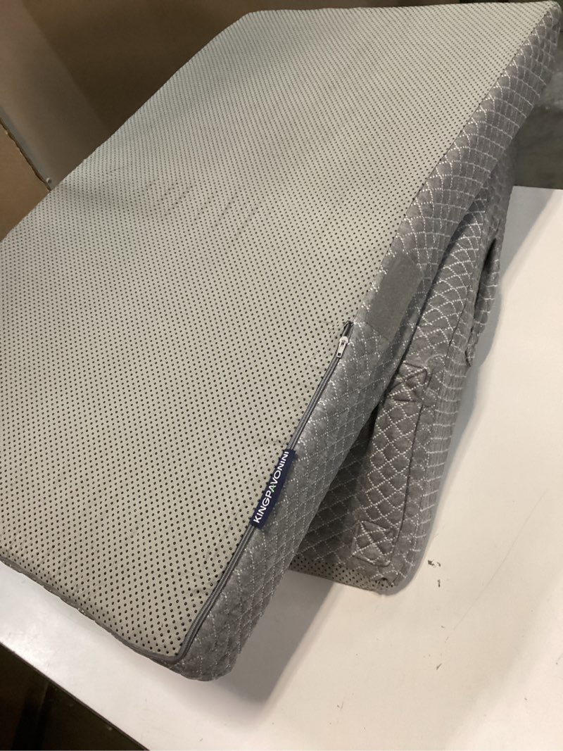 Condition photo showing As Is for Adjustable Leg Elevation Pillows for Swelling, Cooling Gel Memory Foam Wedge Pillows for After Surgery, Sciatica Back Knee Hip Ankles Pain Relief, Leg Pillows for Sleeping Blood Circulation