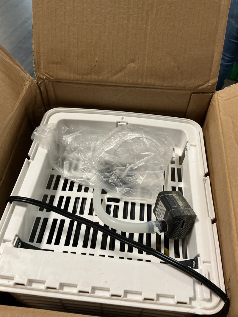 Condition photo showing As Is for portable air conditioners, portable ac unit, evaporative air cooler w/ 2.5 gal tank, fast cooling, 3 speeds, windowless air conditioner w/7h timer, swamp cooler for room home office garage