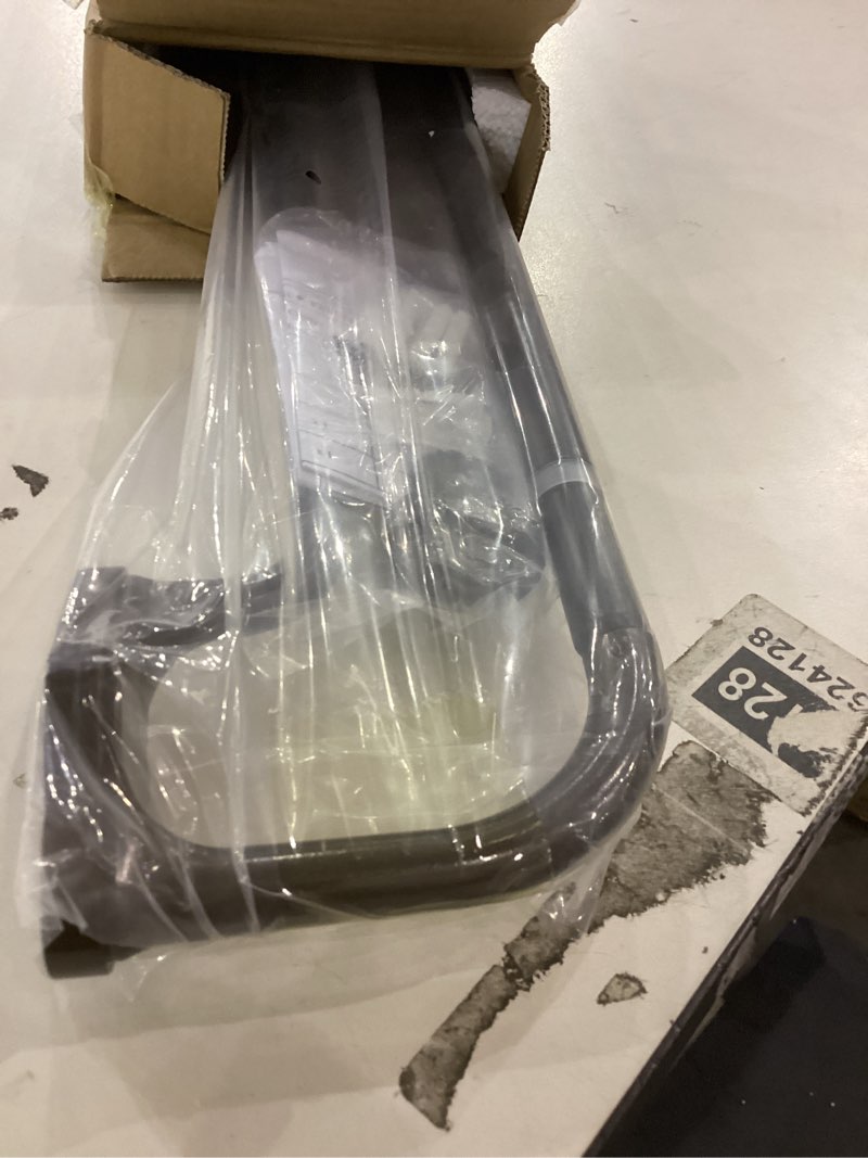 Condition photo showing New/Like New for Dark Bronze Double Curtain Rods For Windows 36-72 Inch,Heavy Duty Double Curtain Rod with Aluminum Finials and Bracket,Adjustable Double Window Rods For Blackout Or Room Darkening Panels Dark Bronze 36-72"