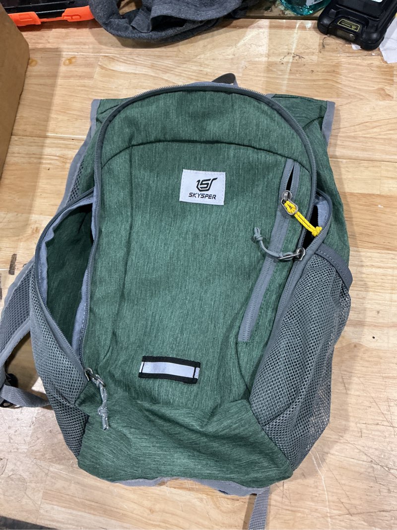 Condition photo showing Good Condition for skysper small daypack hiking backpack packable lightweight travel day pack for women men green