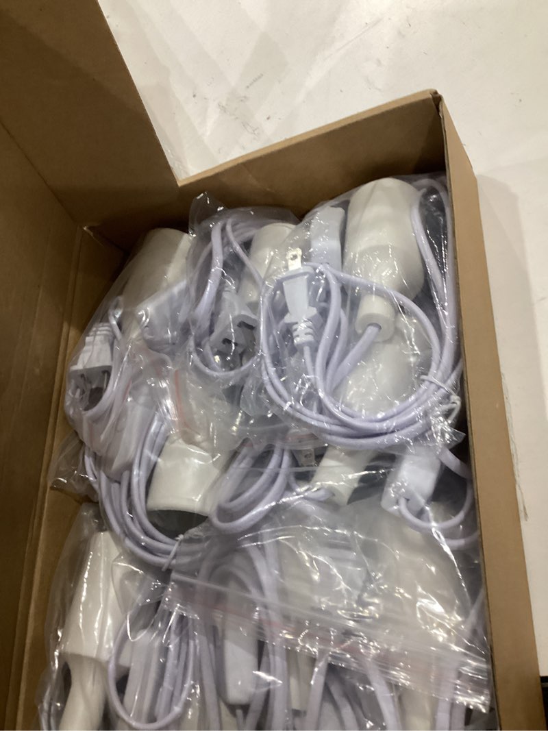 Condition photo showing Good Condition for 10 pack hanging light cord pendant light cord with switch light socket extension light bulb socket cable lamp kit for e26 e27 lamp socket lantern (white,6 feet) white 6 feet