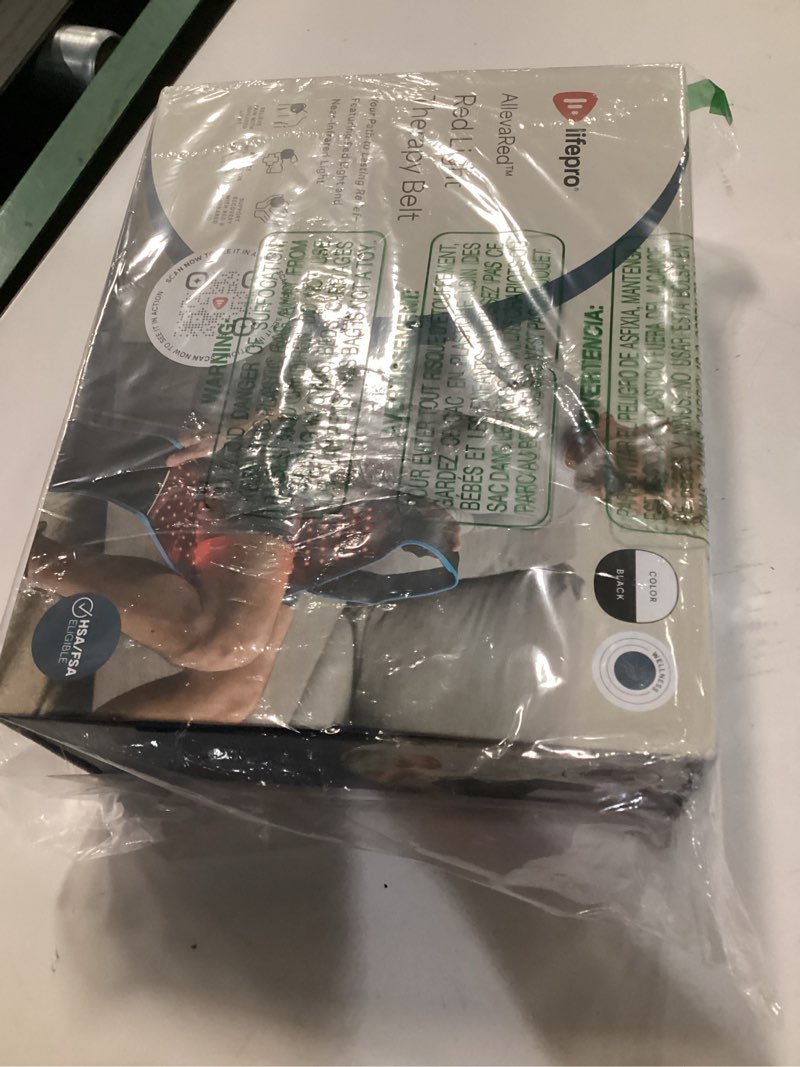 Condition photo showing New/Like New for Lifepro Red Light Therapy Belt – Infrared Red Light Therapy for Body, Back Pain and Shoulder - 660nm & 850nm Near Infrared Heating Pad – Adjustable & Portable for Wellness & Relaxation Blue