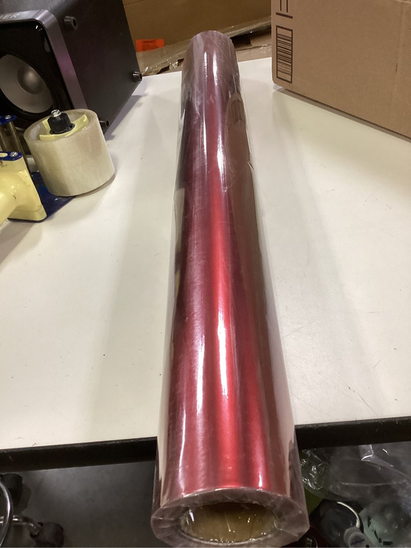 Condition photo showing New/Like New for RUSPEPA Red Metallic Wrapping Paper - Solid Color Matte Gift Wrap Paper Jumbo Roll Perfect for Valentine's Day Gifts, Wedding, Birthday, Christmas, Baby Shower, Anniversaries - 30 Inches x 100 Feet Red 30" x 100'